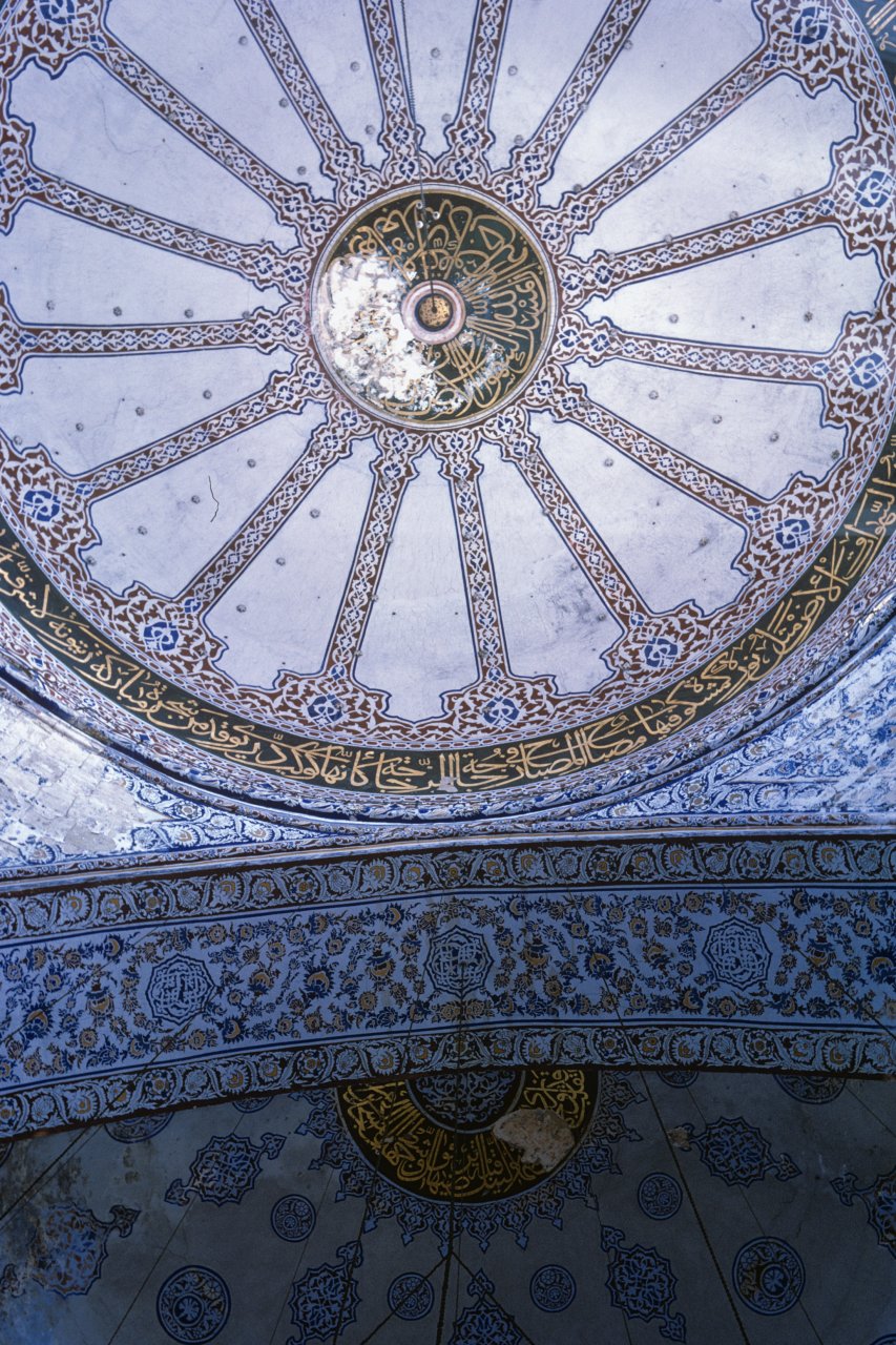 96-Ceiling of Blue Mosque-Istanbul